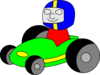 Cartoon Gokart Clip Art